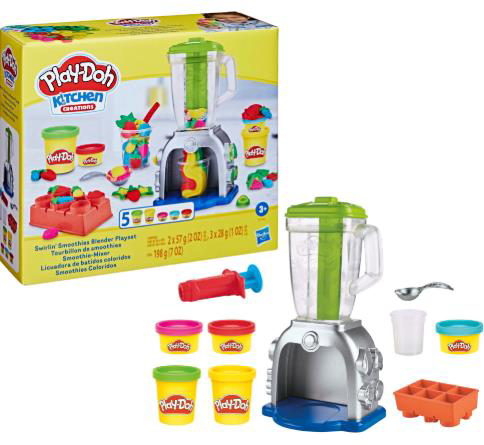 Play Doh Hasbro Playdoh F9142 Smoothie Mikser Oy.Set-4