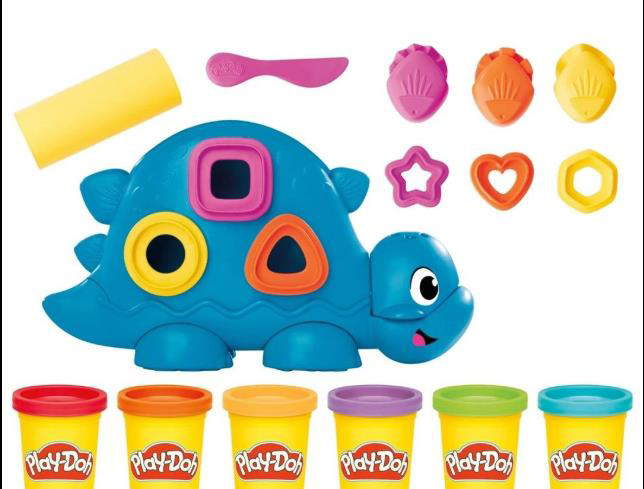 Play Doh Hasbro Playdoh G0491 Shapen And Colors Dino-3