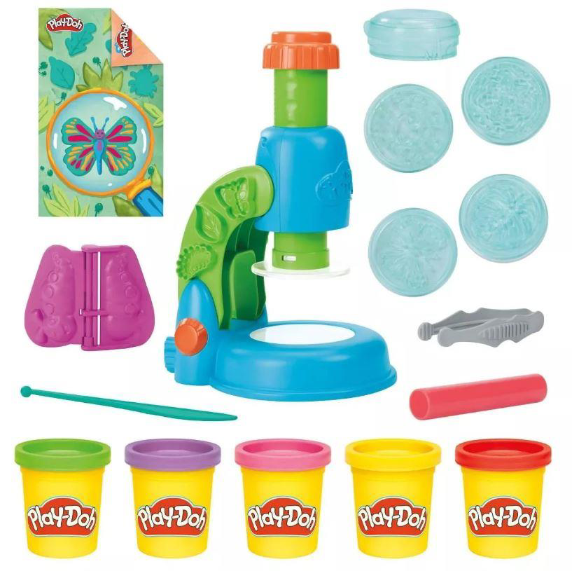 Play Doh Hasbro Playdoh G0494 İsikli Mikroskop Oy.Set-4