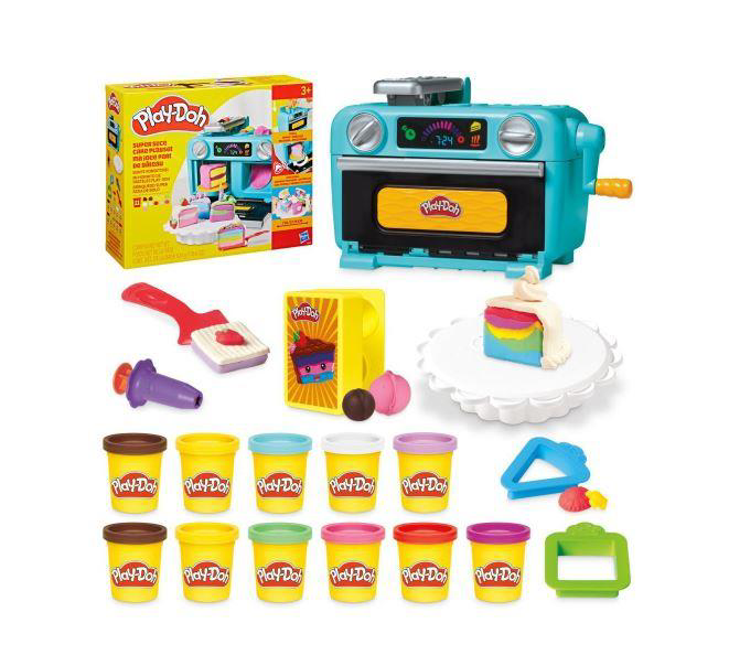Play Doh Hasbro Playdoh G0497 Super Slice Cake Playset-2