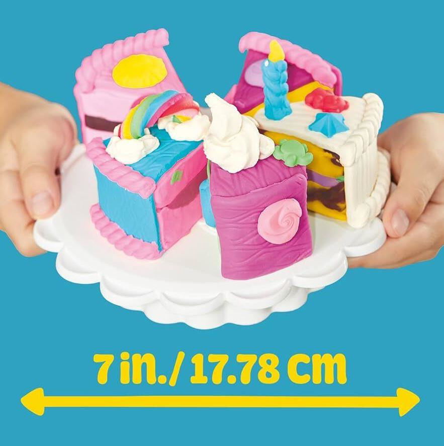 Play Doh Hasbro Playdoh G0497 Super Slice Cake Playset-2