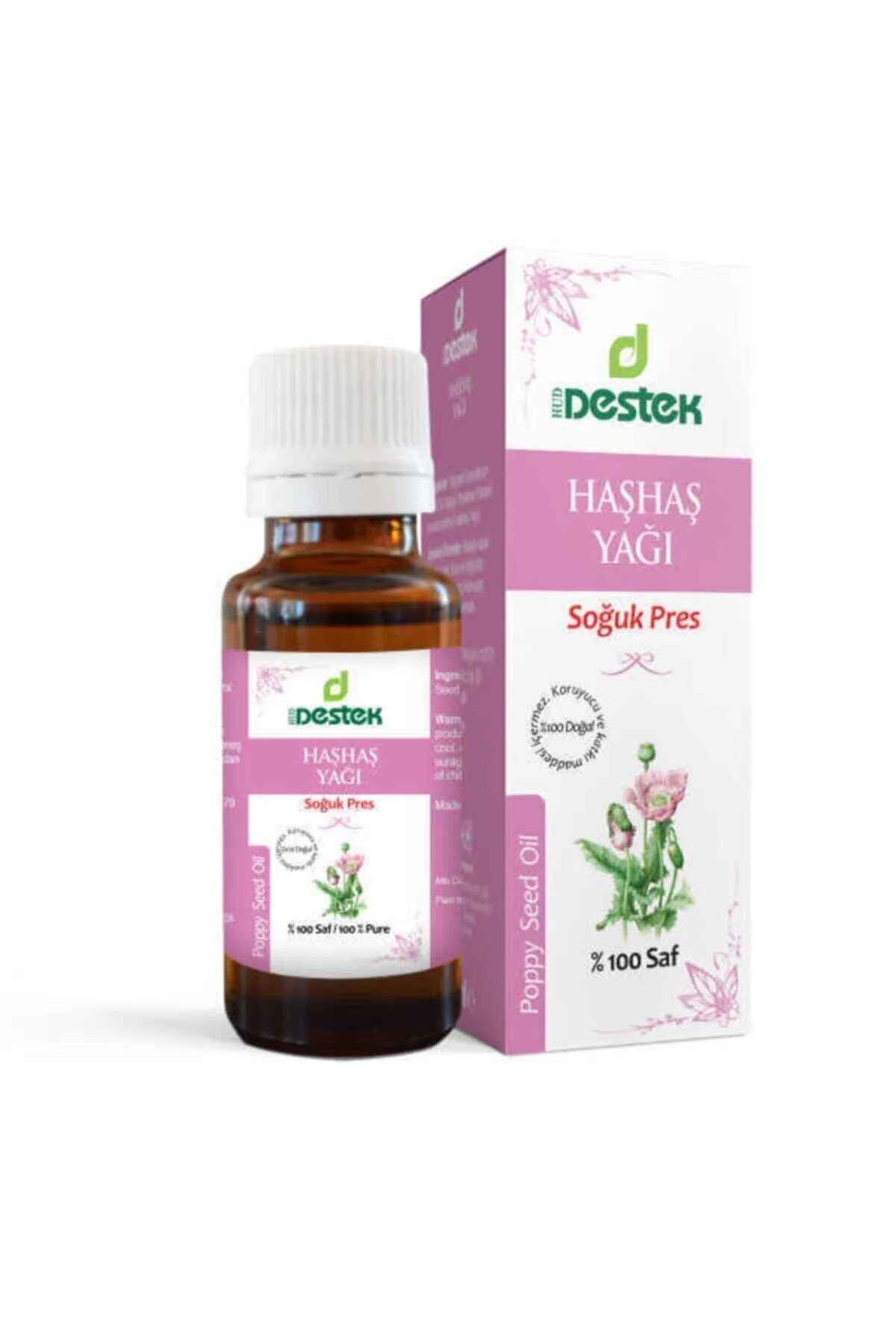 Haşhaş Yağı Soğuk Pres 50 ml