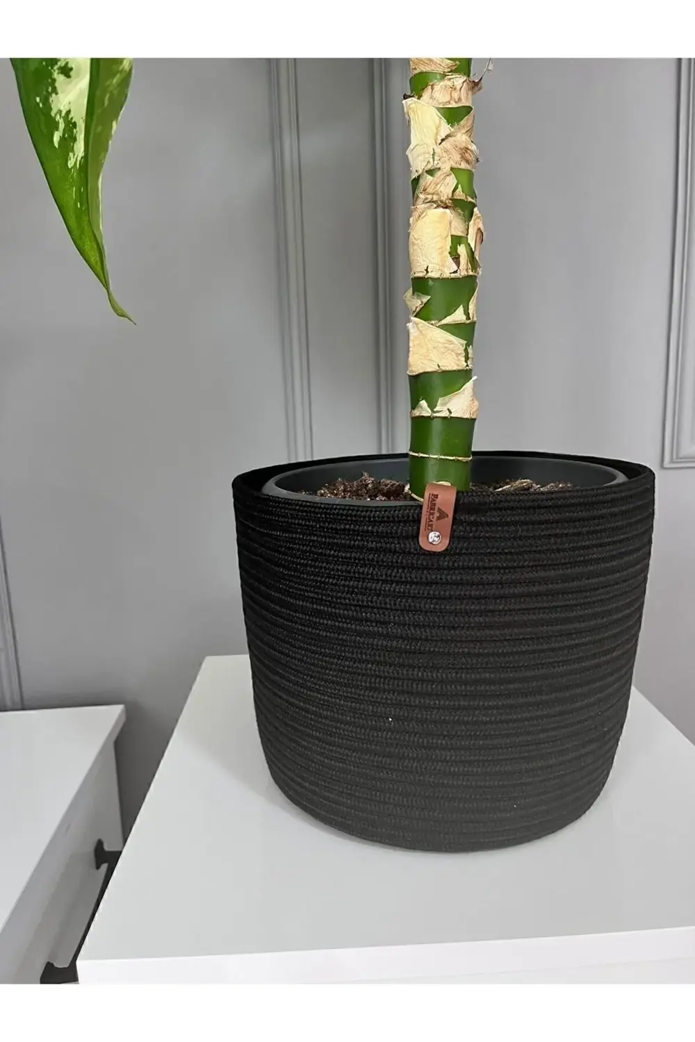 Hasır Saksılık, Çok Amaçlı Hasır Sepet, Bahçe Düzenleyici 22x20 S