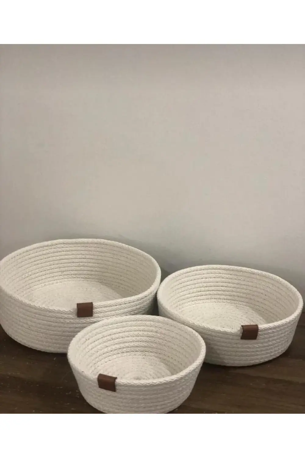 Density Hasır Sepet, Çok Amaçlı 3Lü El Yapımı Organizer Sepet