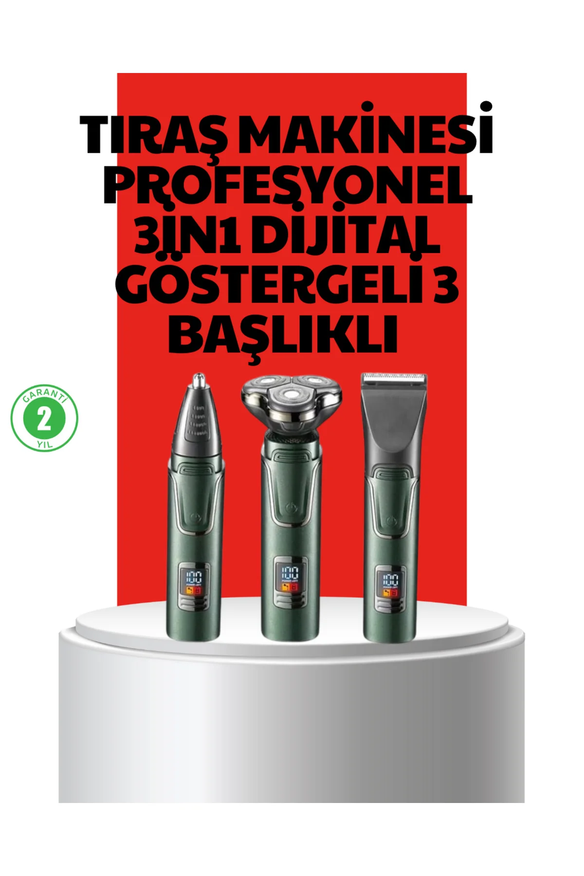 Hassas Bölgeler İçin Çok Fonksiyonlu Tıraş Makinesi