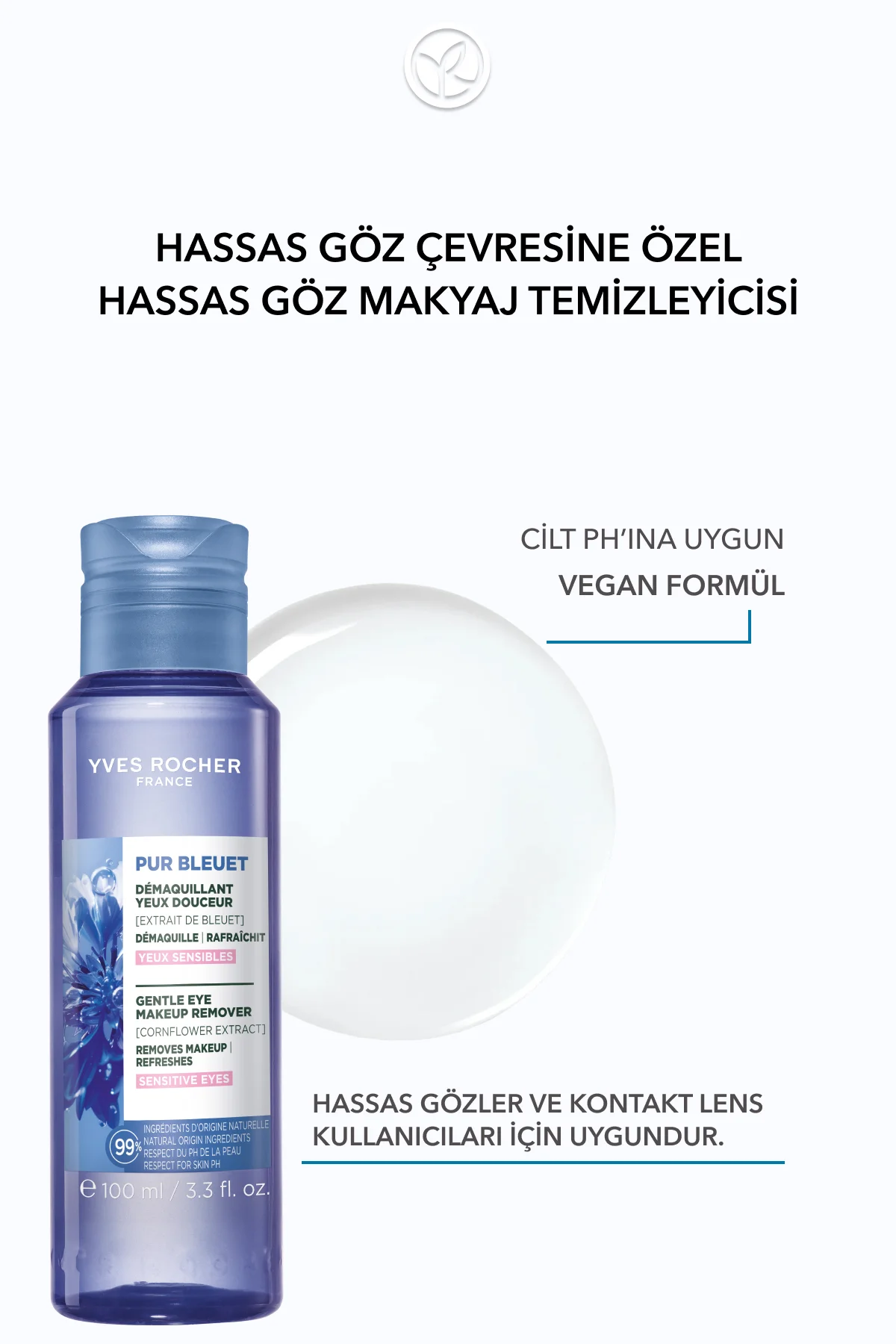 Hassas Cilt, Lens Kullanımına Uygun, Rahatlatıcı, Prebiyotik Göz 