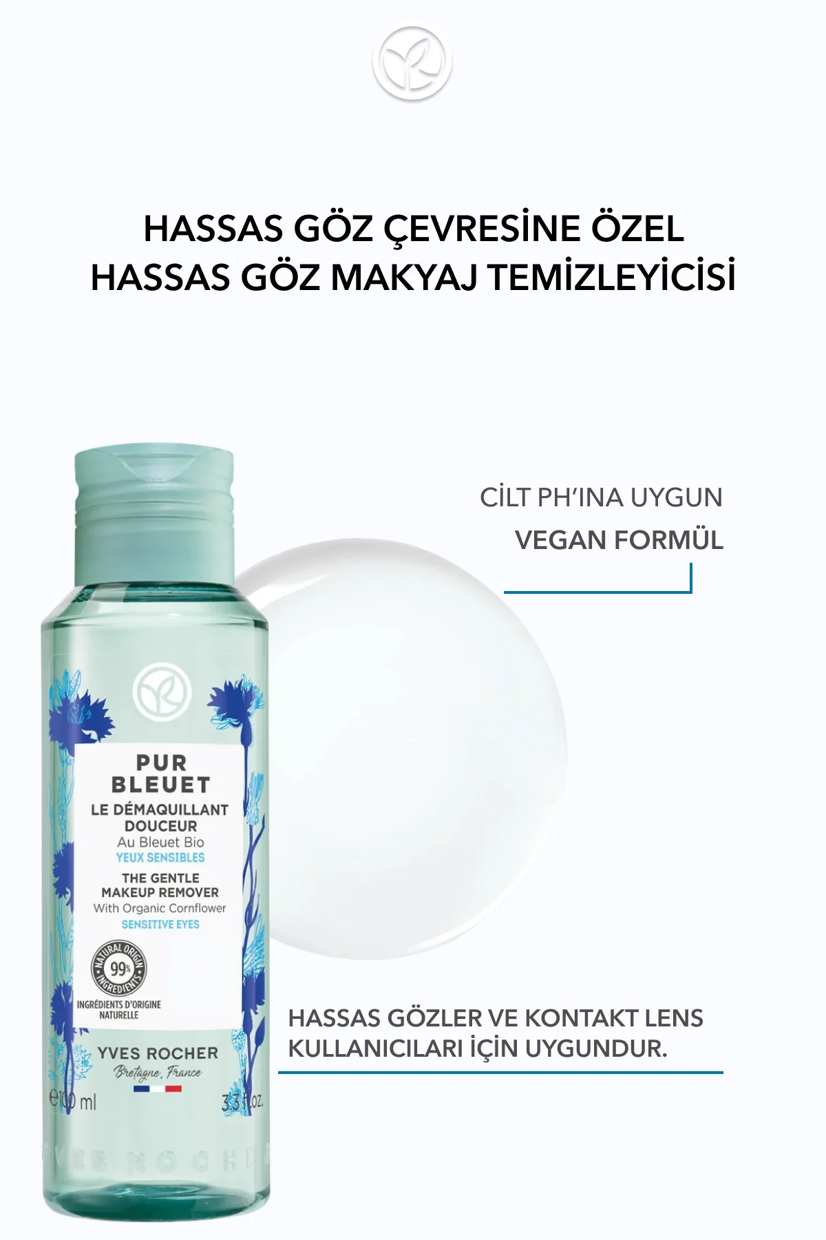 Hassas Cilt, Lens Kullanımına Uygun, Rahatlatıcı, Prebiyotik Göz 