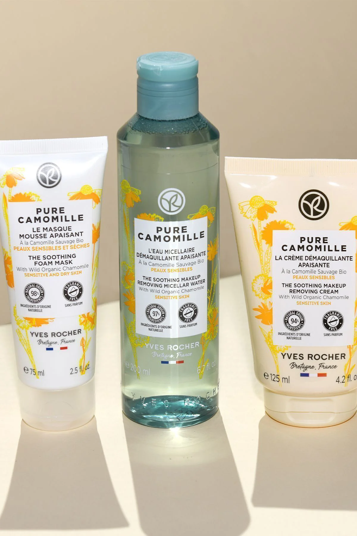 Hassas Cilt, Yatıştırıcı Organik Papatya, Micellar Makyaj Temizle