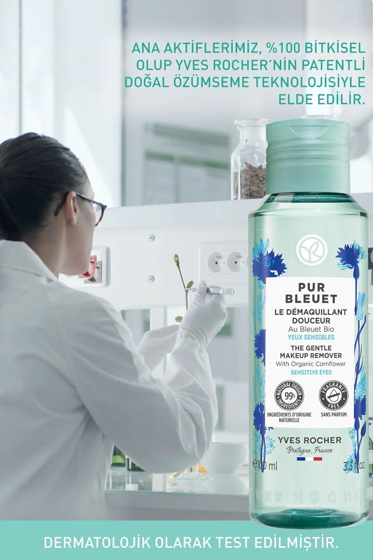 Hassas Ciltler Için Göz Makyaj Temizleyici-100 ml