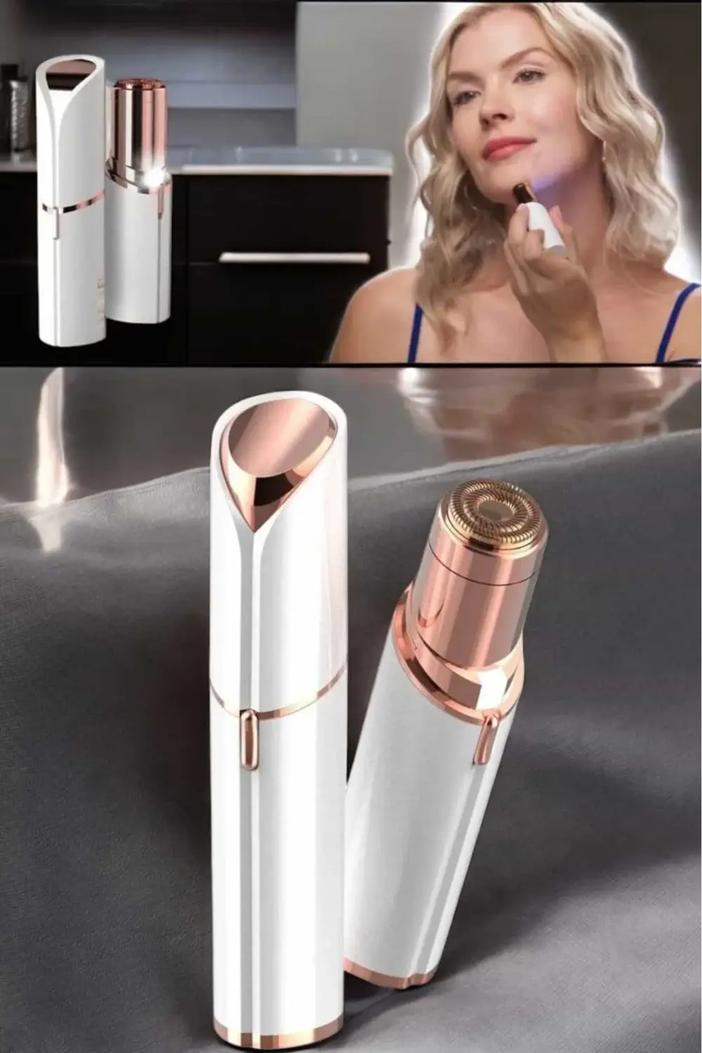 Hassas Ciltlere Özel Pratik Yüz Kaş Epilatör Aleti