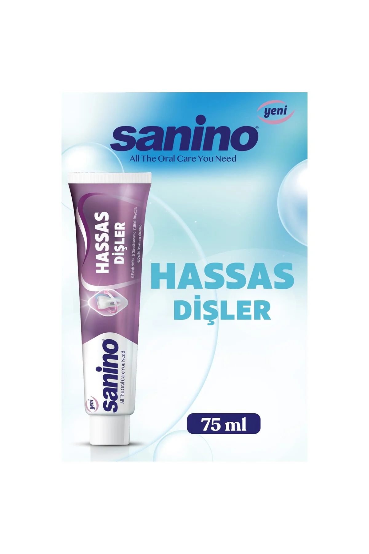 Hassas Dişler Sanino Diş Macunu 75 ml Diş Minesini Güçlendirici Fiyatı, Yorumları ve Özellikleri