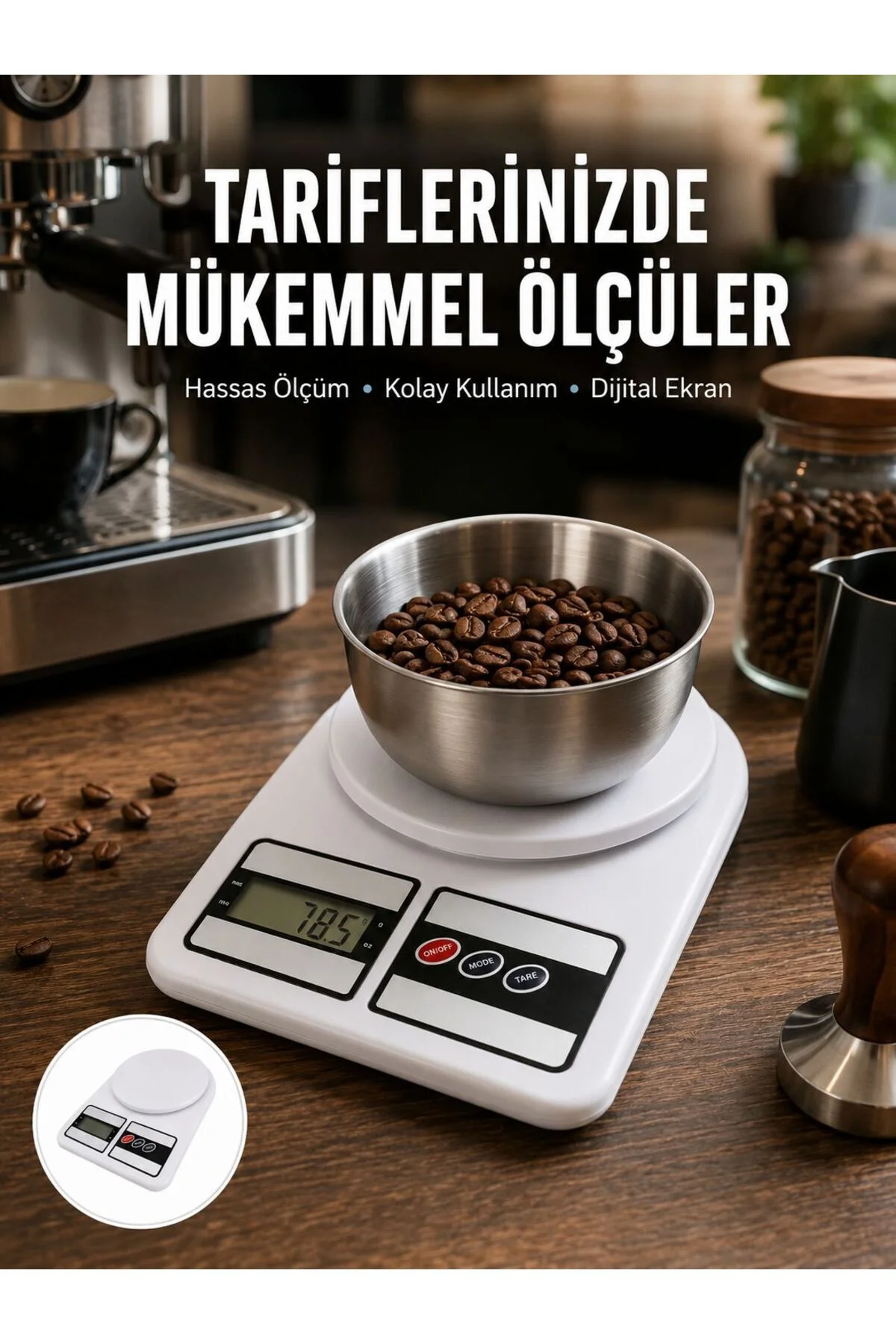 Hassas Ölçüm İçin Dijital Mutfak Tartısı – 10 Kg Kapasiteli Yeni Nesil Hassas Ölçüm İçin Dijital Mutfak Tartısı – 10 Kg Kapasiteli Yeni Nesil