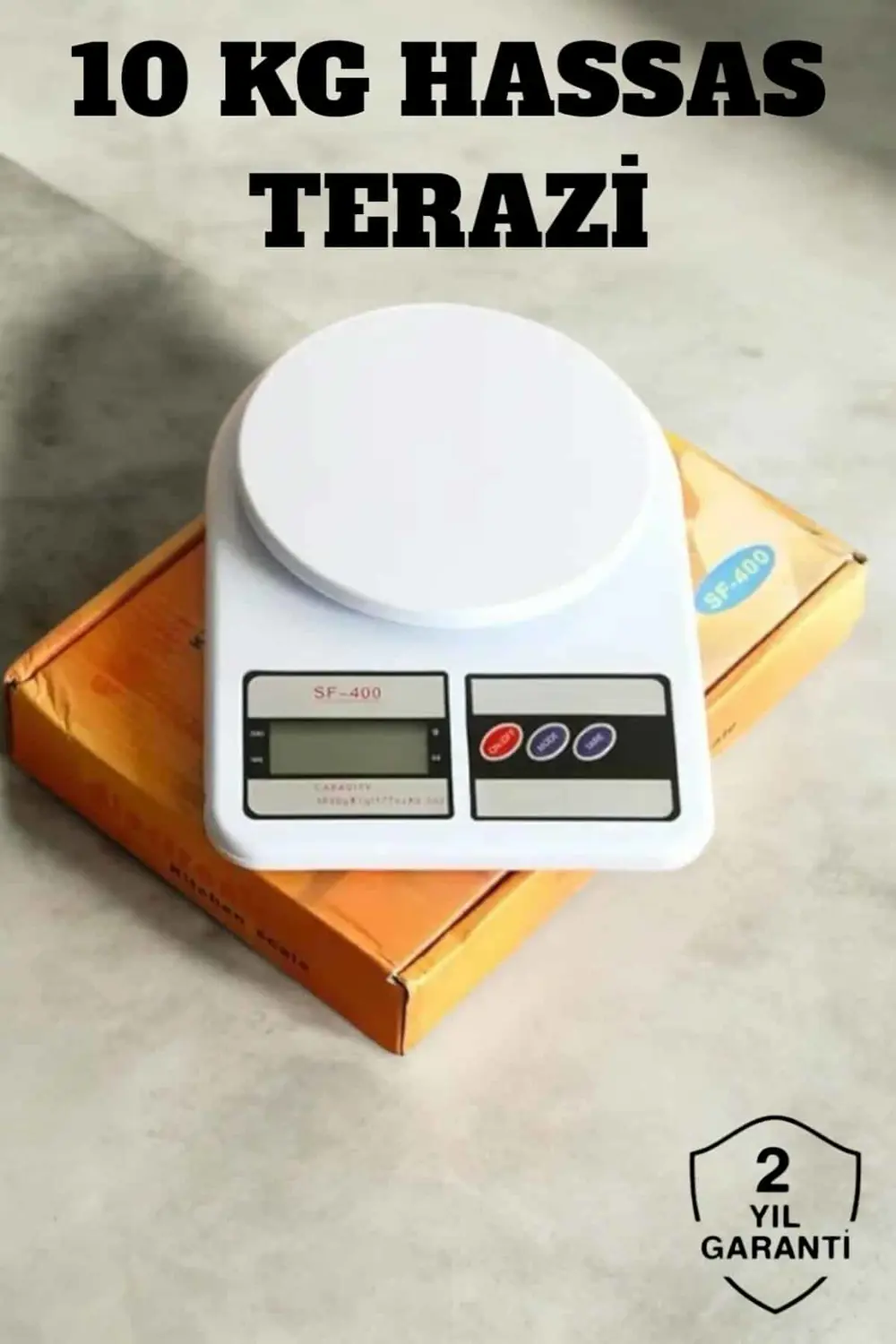 Hassas Terazi 10 kg Kapasiteli, Yüksek Hassasiyetli Dijital Mutfa