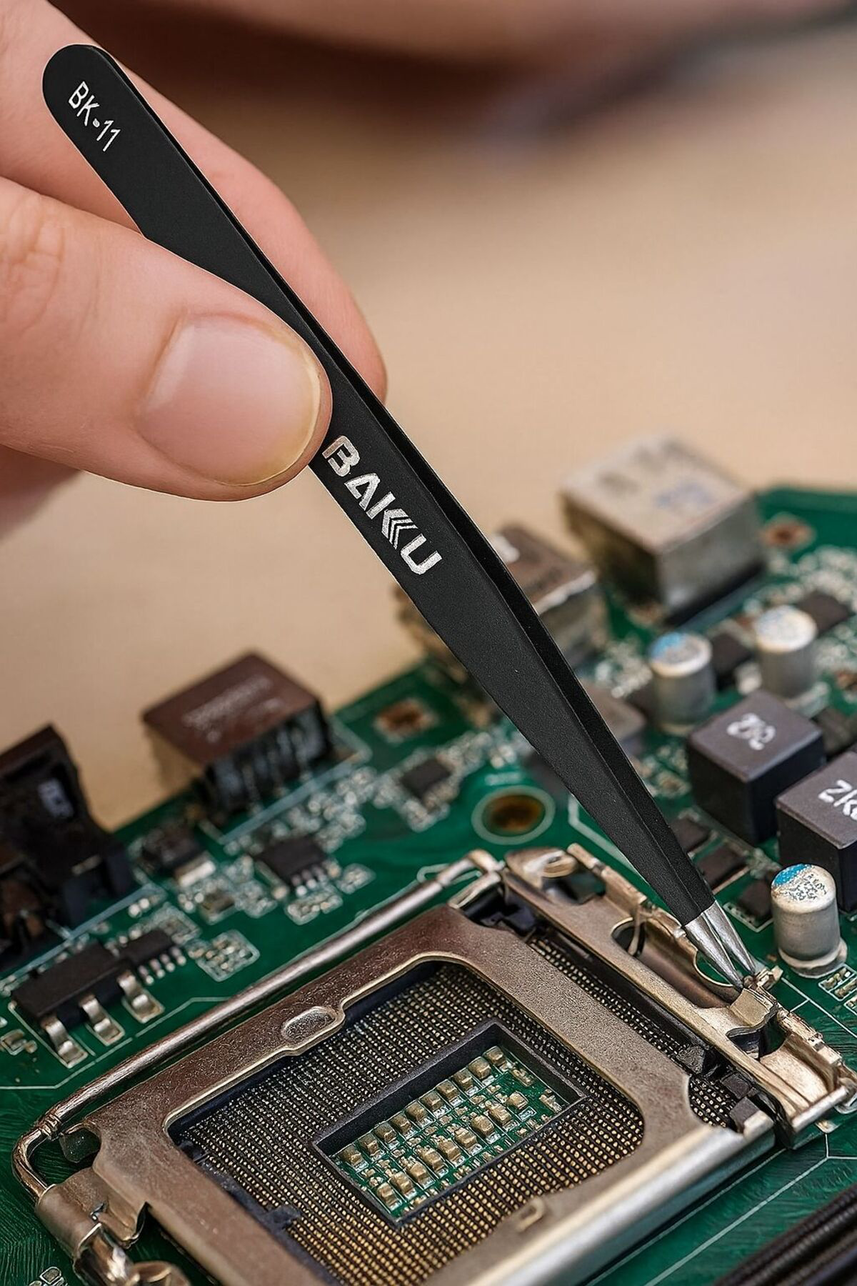 Hassas Uçlu Elektronik Cımbız – Antistatik Paslanmaz