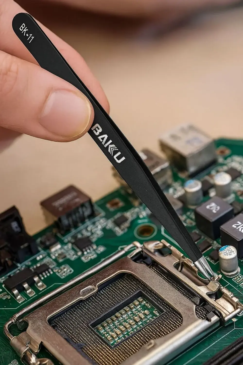 Hassas Uçlu Elektronik Cımbız – Antistatik Paslanmaz