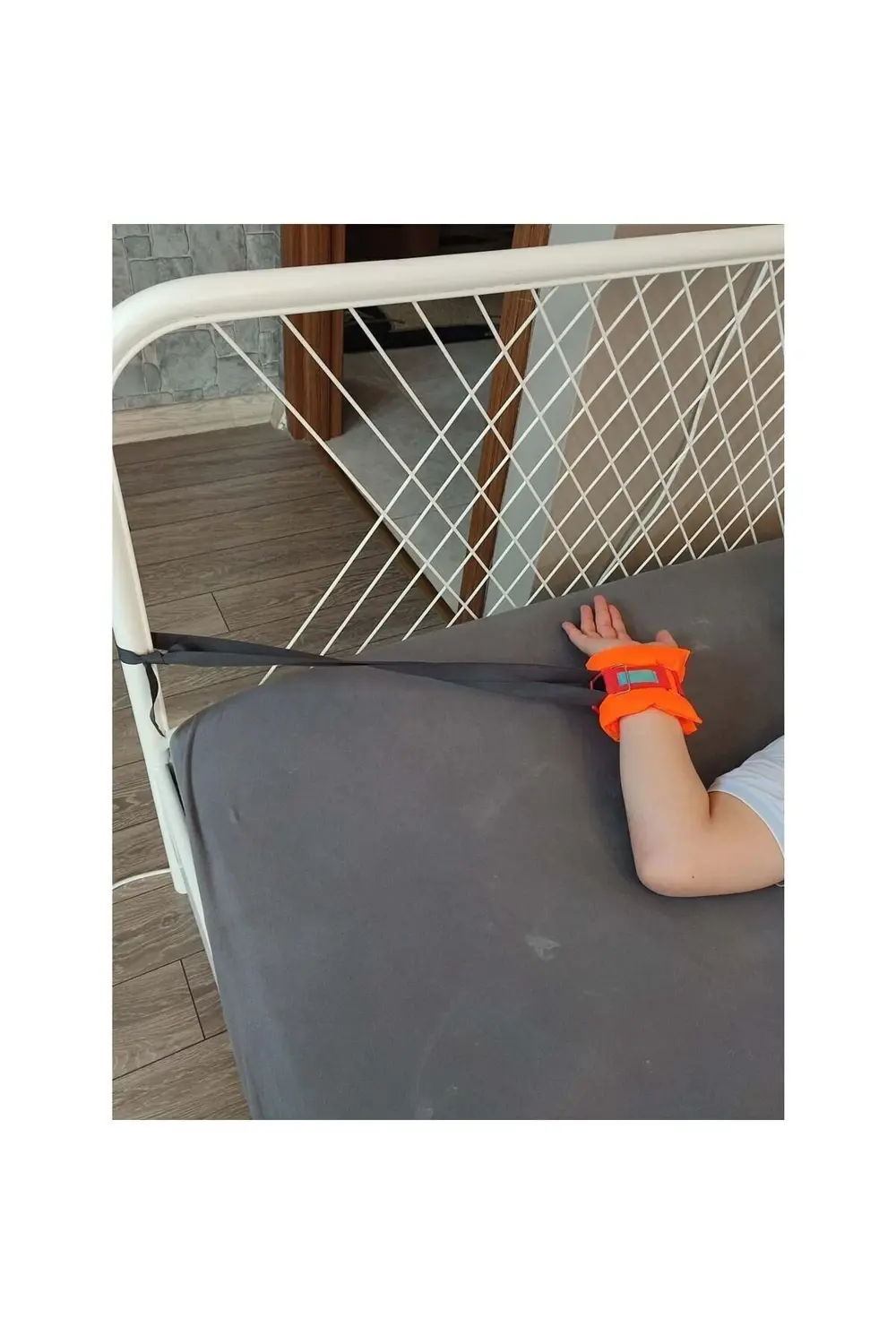 Hasta Bağlama Kemeri Yatağa Sabitleme El Bilek Ayak Tespit Kemeri