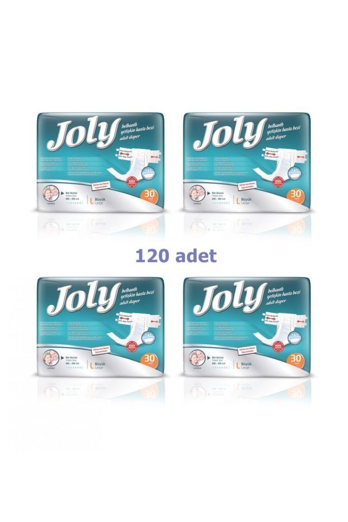 Hasta Bezi Belbantlı (l) Beden 120 Adet 4 Paket