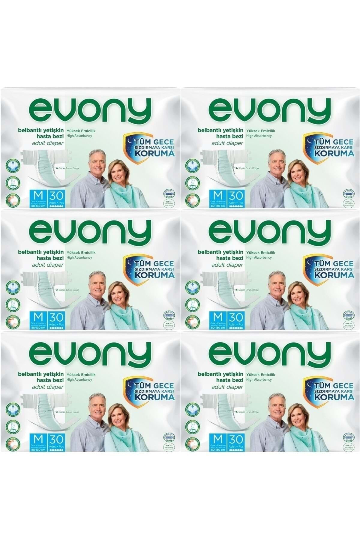 Hasta Bezi Yetişkin Bel Bantlı Tekstil Yüzey M-orta Boy 180 Adet 