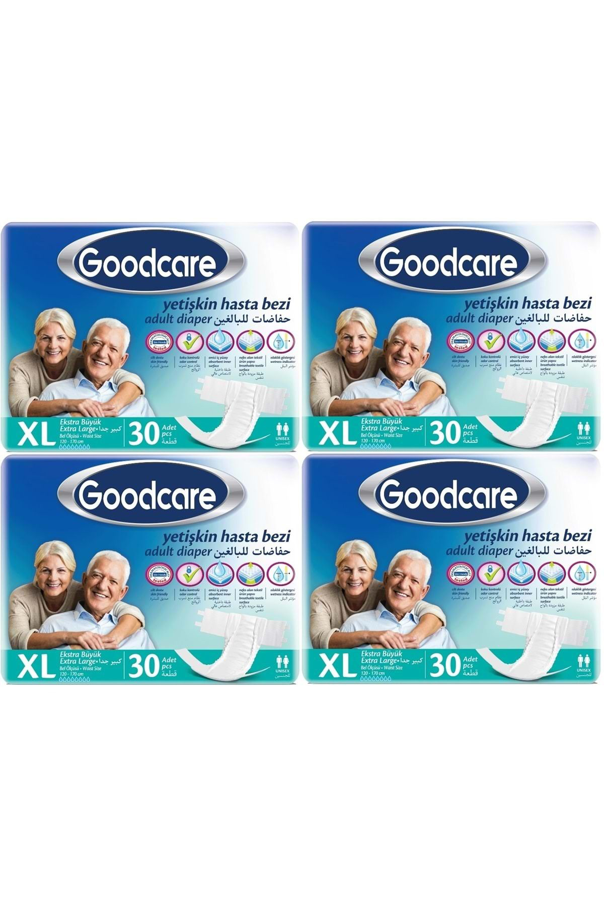 Hasta Bezi Yetişkin Bel Bantlı Tekstil Yüzey XL Extra Large- Ekst