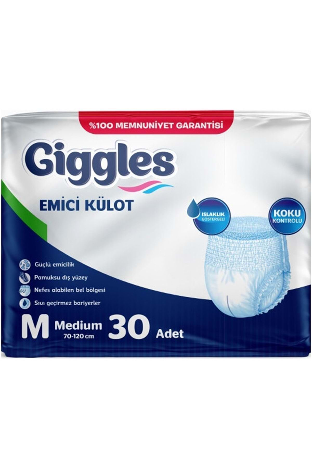 Hasta Bezi Yetişkin Emici Külot M-Orta 120 Adet (4Pk*30)