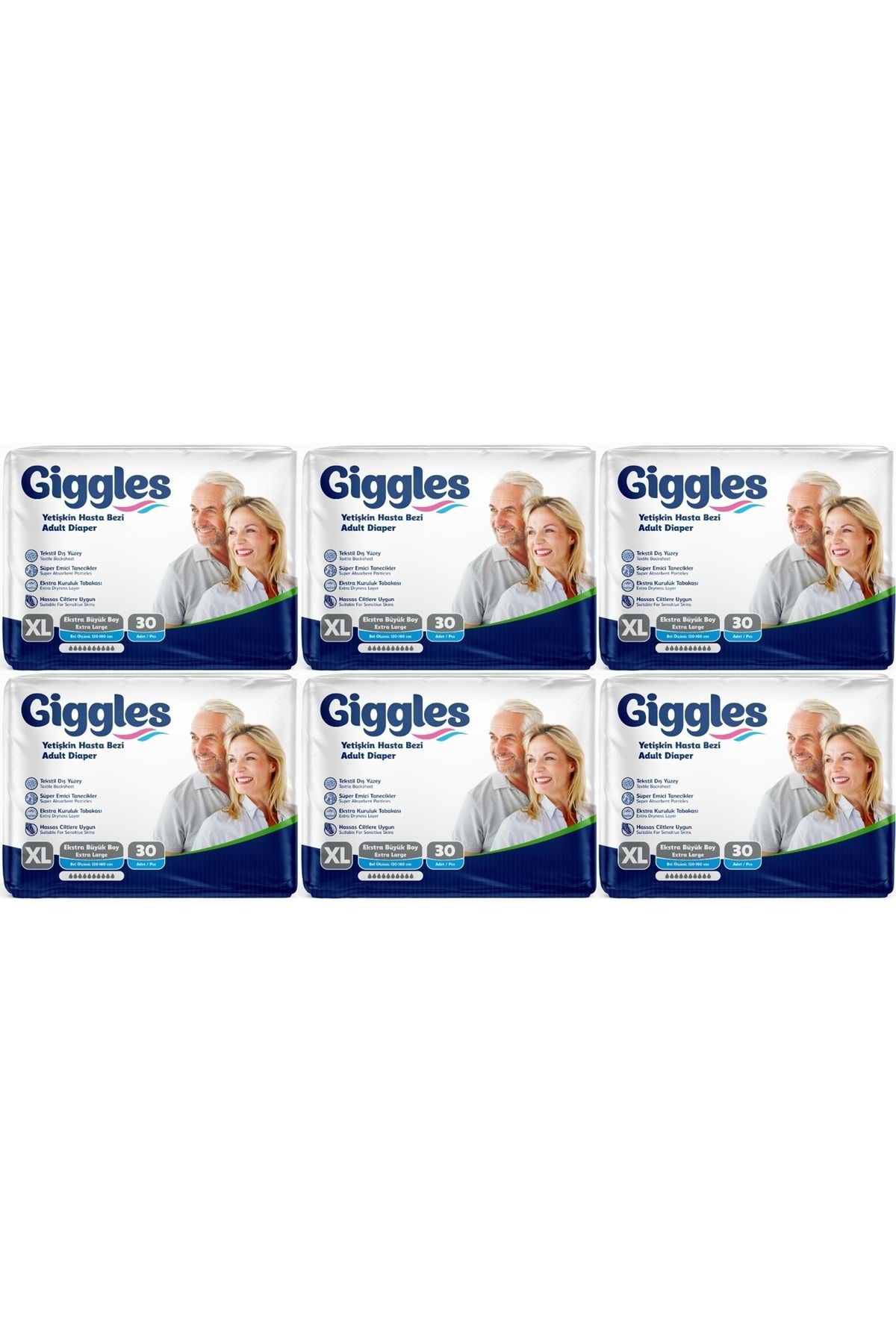 Hasta Bezi Yetişkin Bel Bantlı Tekstil Yüzey Ekstra Büyük (XL) 18