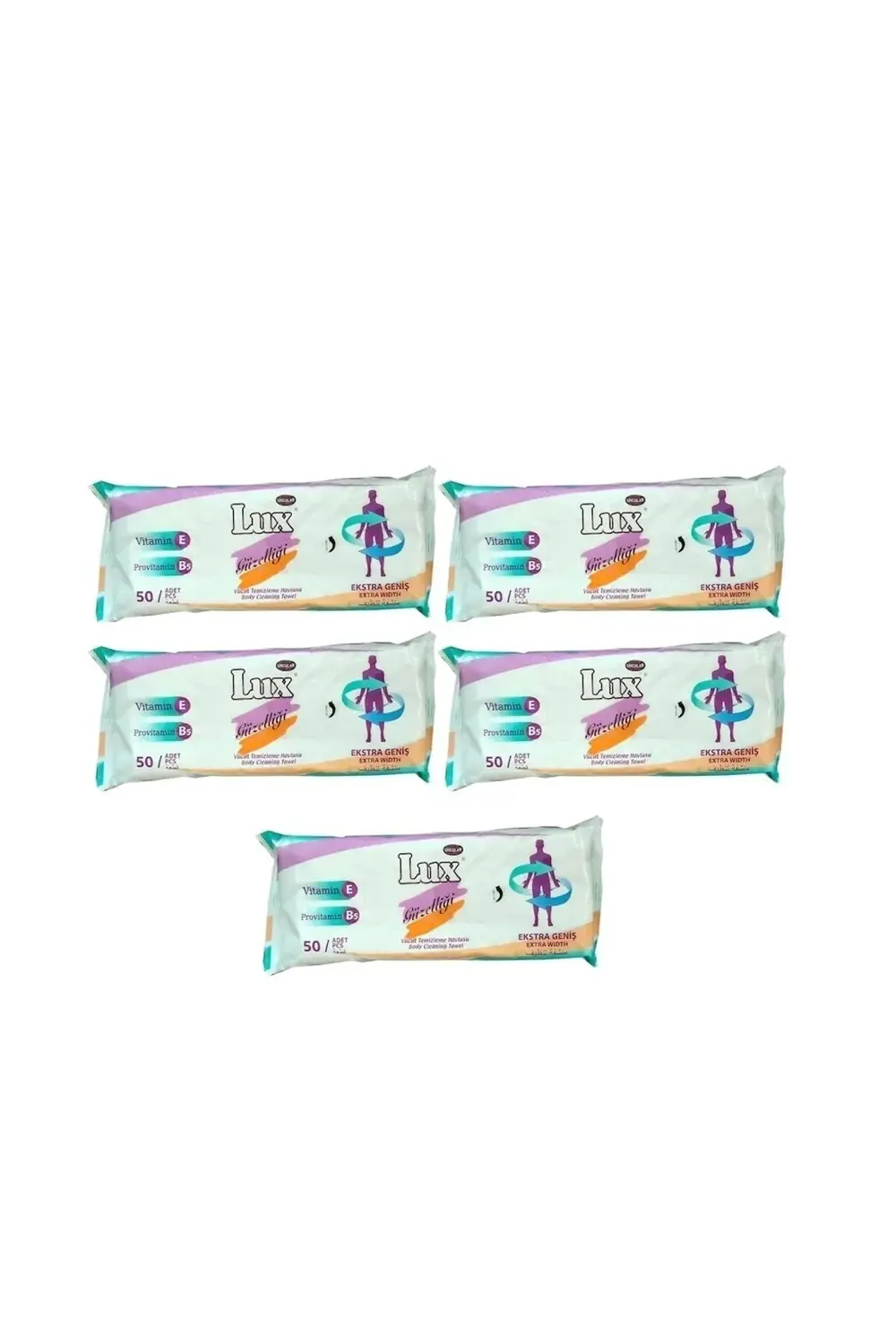 Hasta Vücut Temizleme Havlusu 50'li 5 Adet