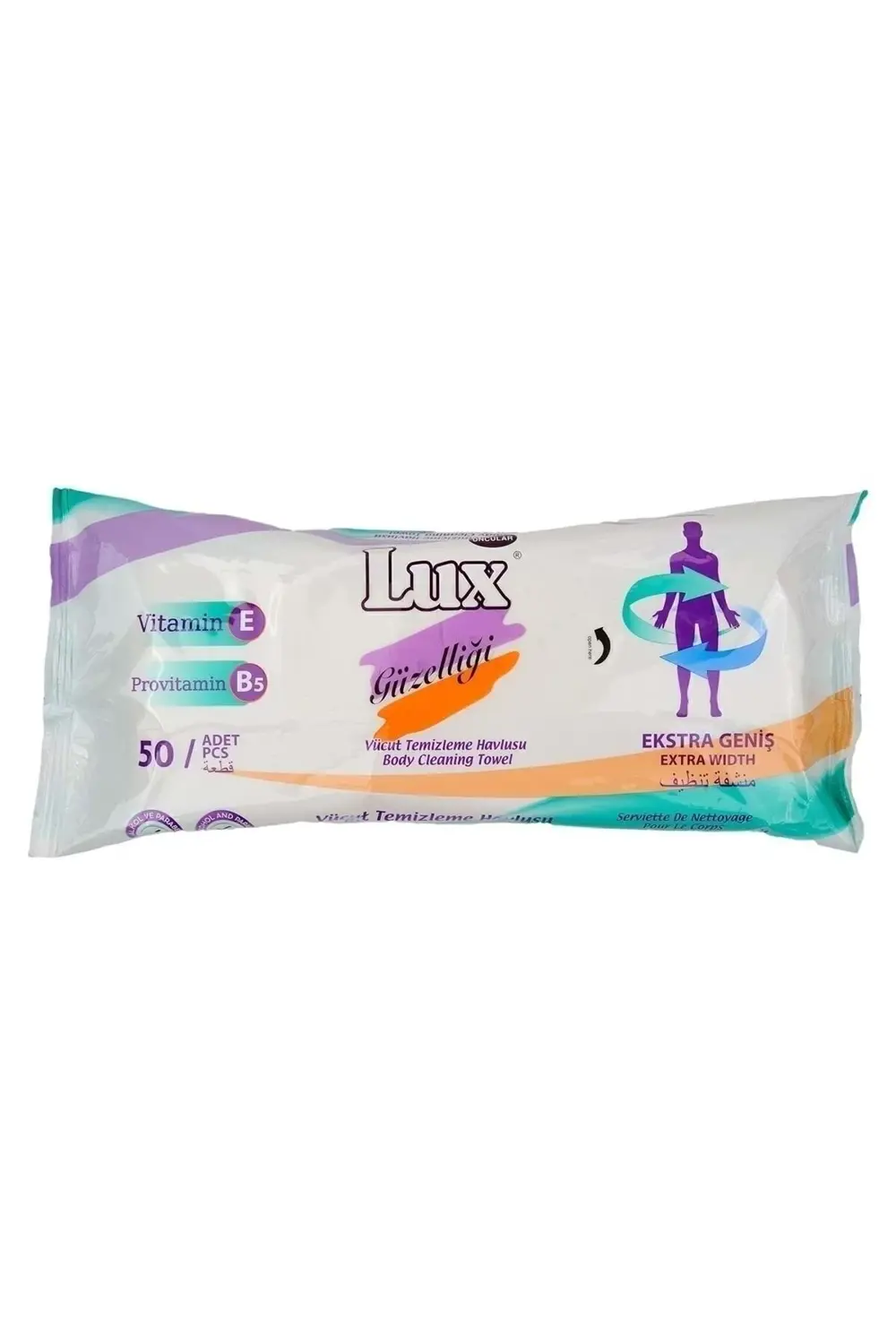 Hasta Vücut Temizleme Islak Mendil Havlu 50 Yaprak Xl (12 Li Set)