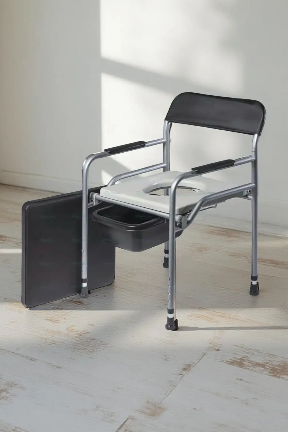Hasta Yaşlı Tuvaleti Sandalyesi Seyyar Katlanabilir Klozetli Lazı