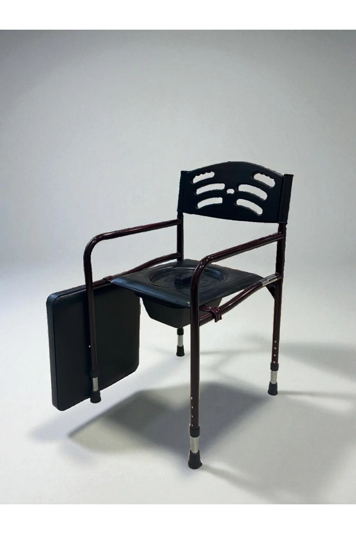 Hasta Yaşlı Tuvaleti Sandalyesi Seyyar Katlanabilir Klozetli Lazı