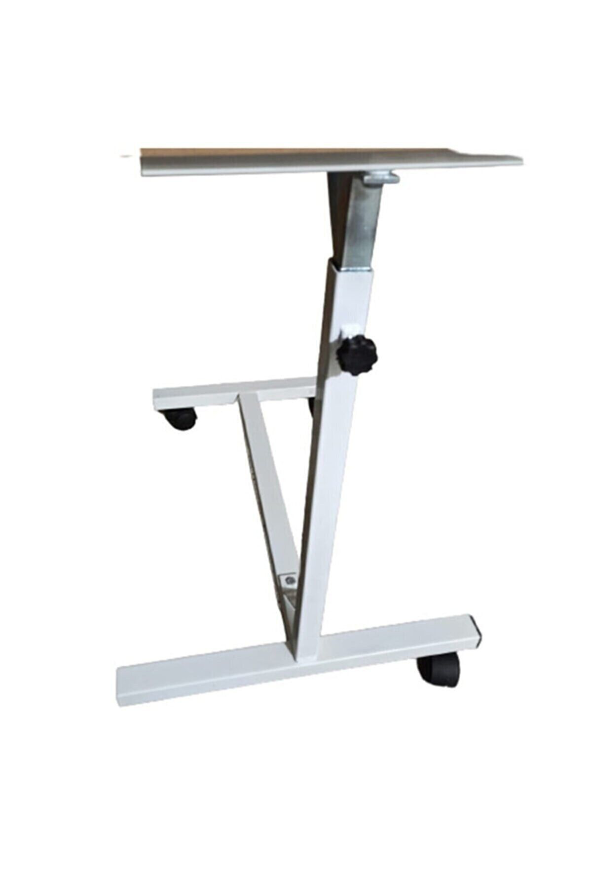 Abs Hasta Yemek Masası - Tekerlekli Yemek Masası - Demonte Yemek Masa