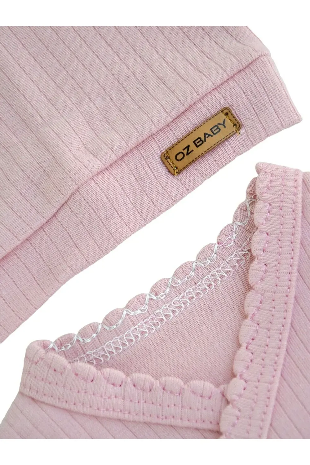 Hastane Çıkışı Organik Pamuklu Kumaş - Ozbaby 5'li Yeni Doğan Beb