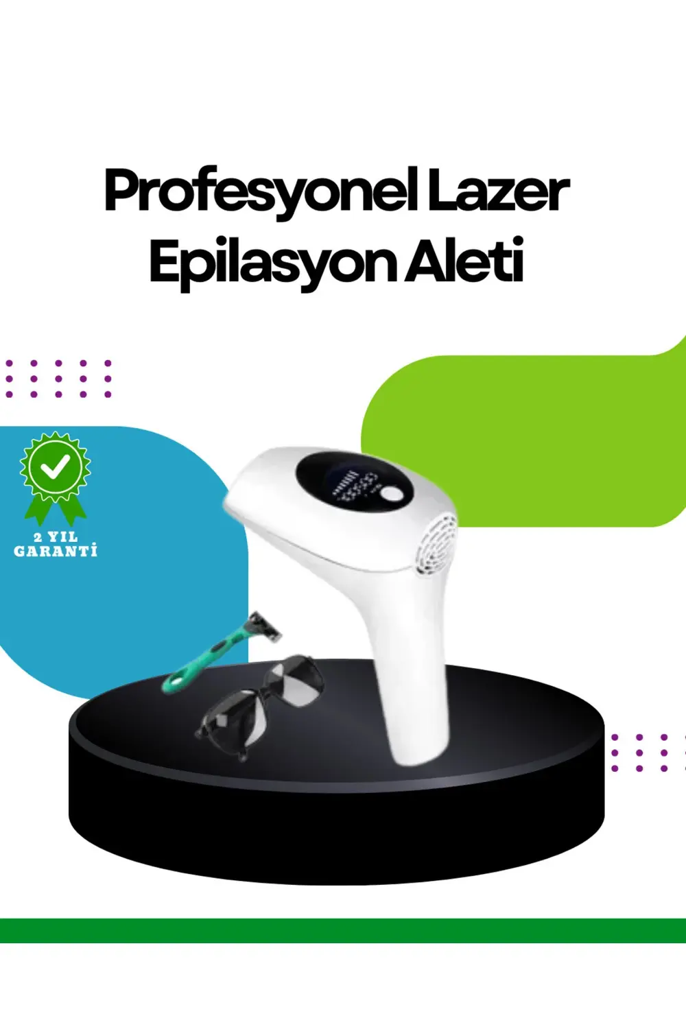 Hasuba IPL Lazer Epilasyon Cihazı HS-262 Kadın ve Erkek İçin