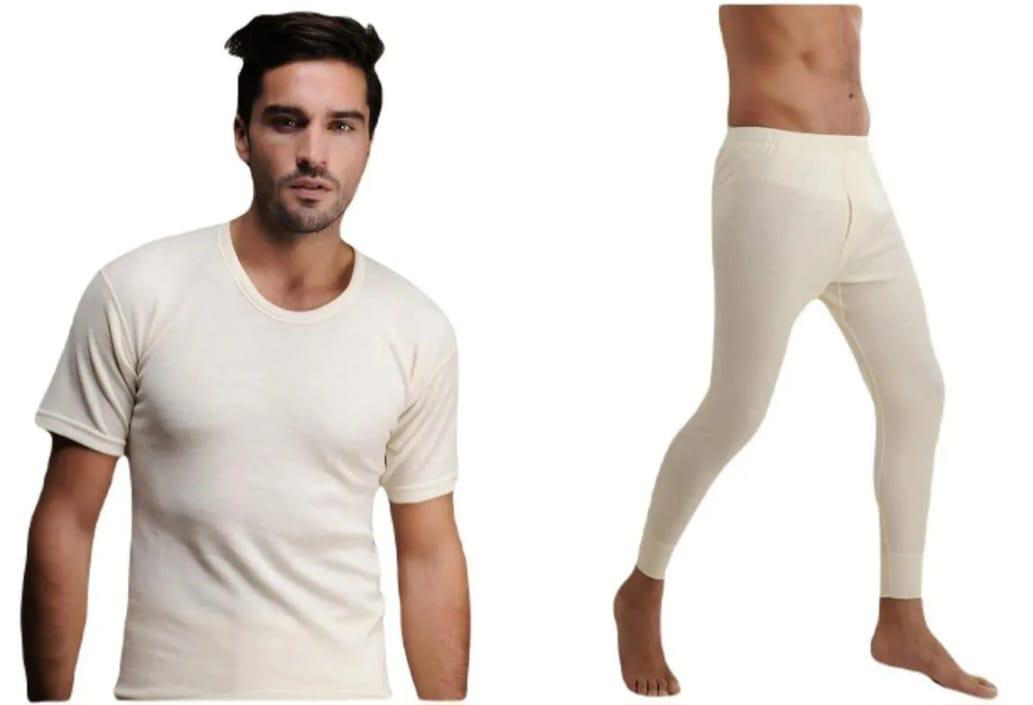 HASYÜN ERKEK %100 YÜN KISA KOLLU TAKIM 2 ADET