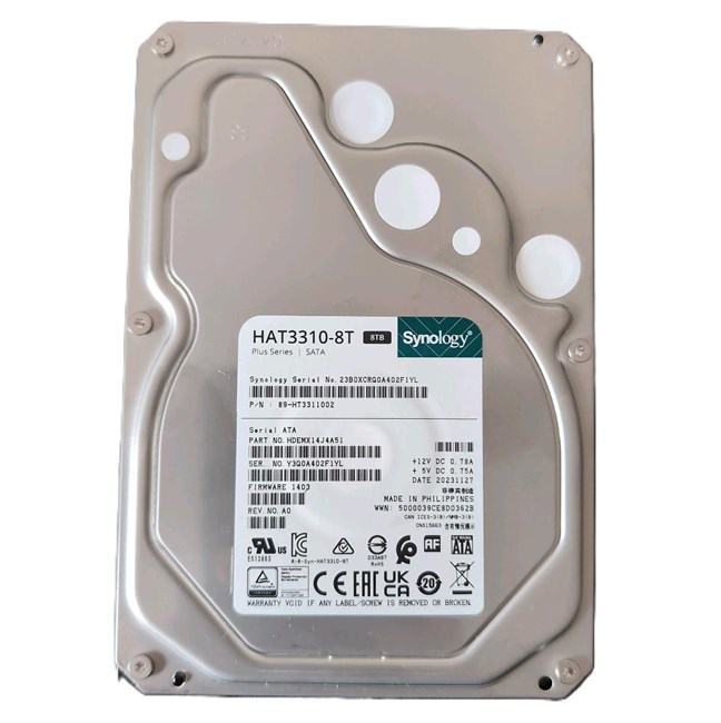 Synology Hat3310-8T 8Tb 5400Rpm Nas Hdd