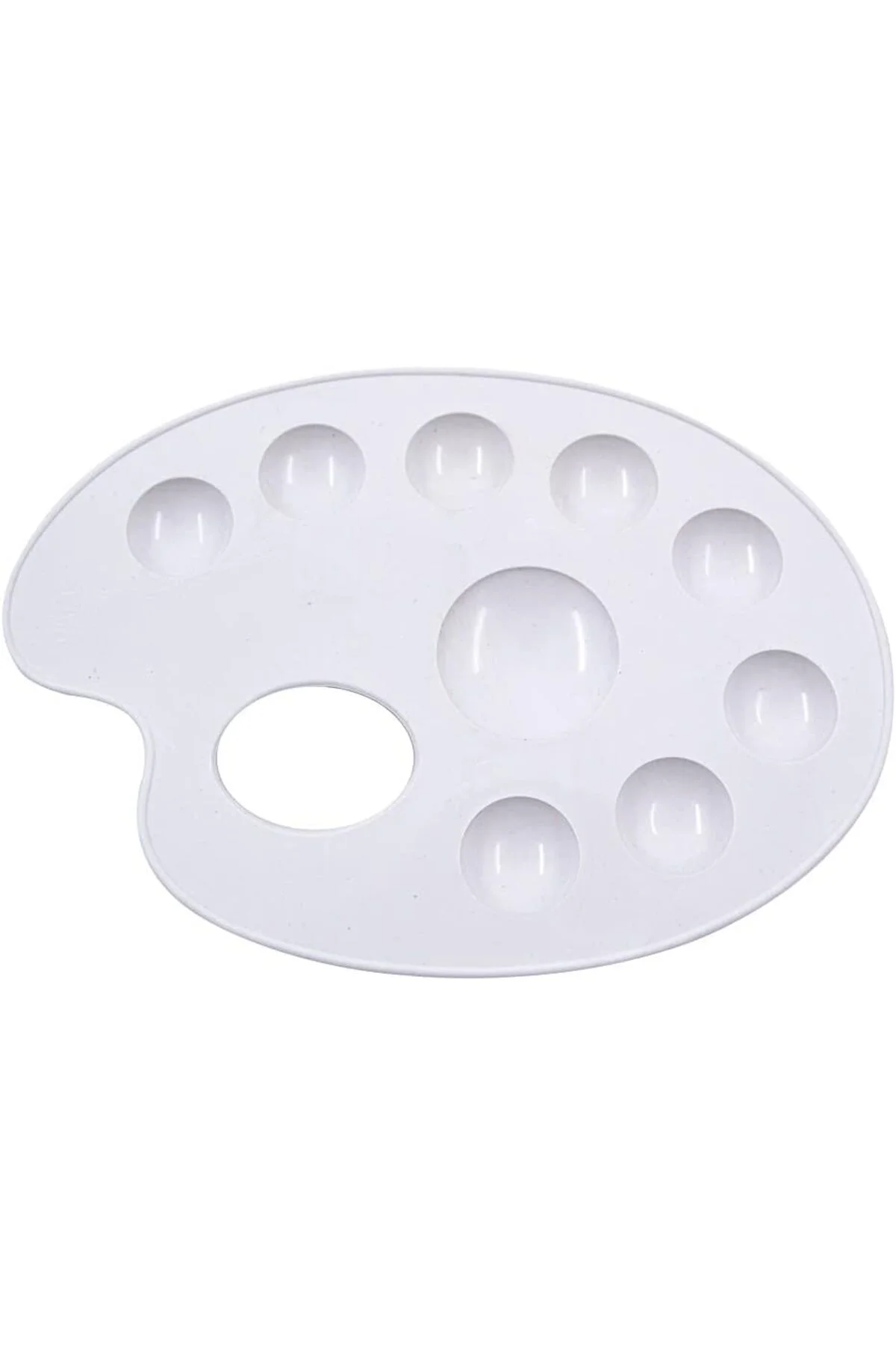 Hatas 20cm Plastik Godeli Öğrenci Resim Paleti / 0890
