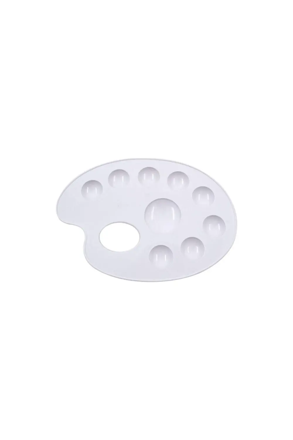 Hatas 20cm Plastik Godeli Öğrenci Resim Paleti / 0890