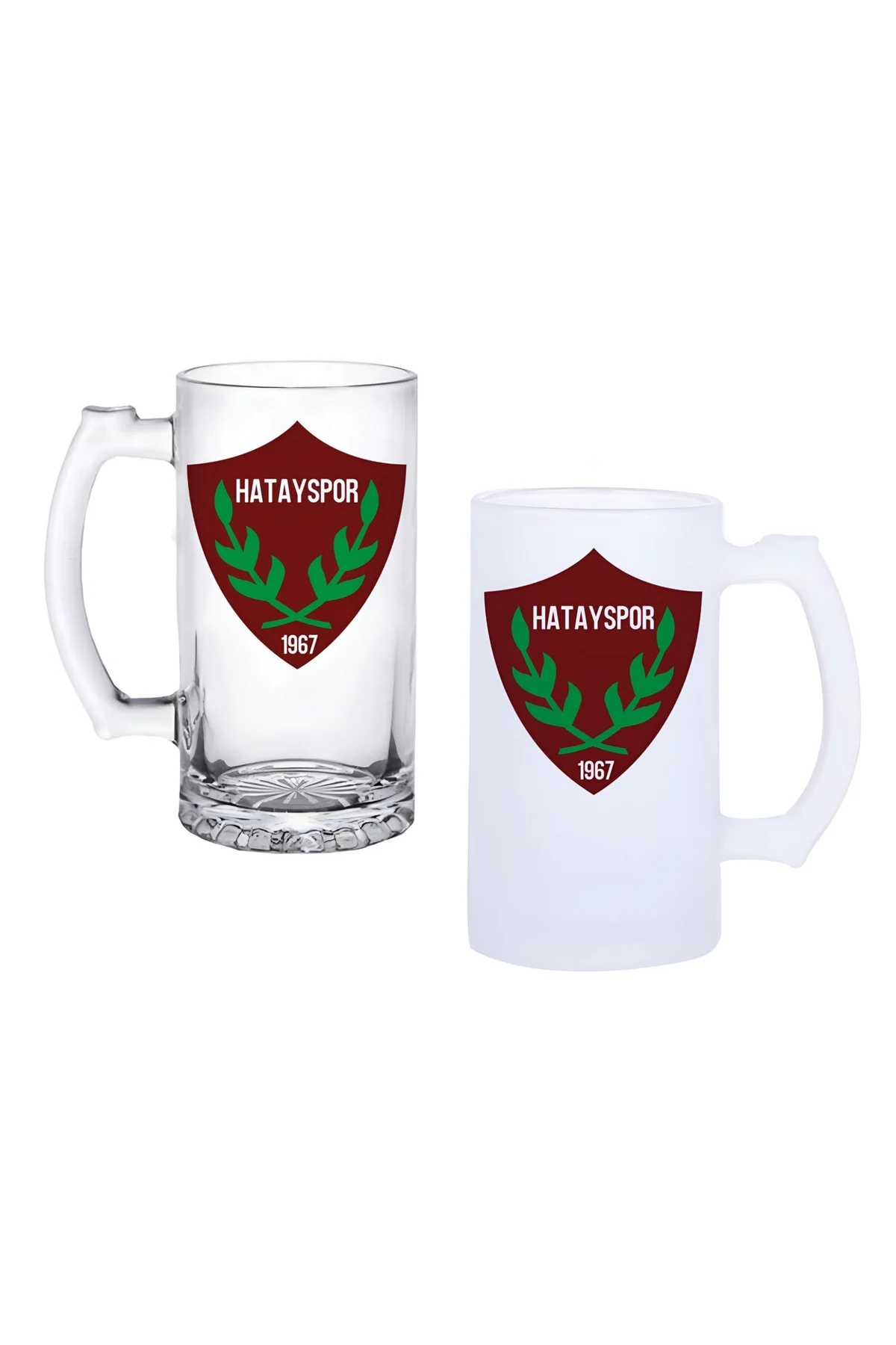 Hatayspor Kulplu Bira Bardağı Buzlu veya Şeffaf Seçenekli 099