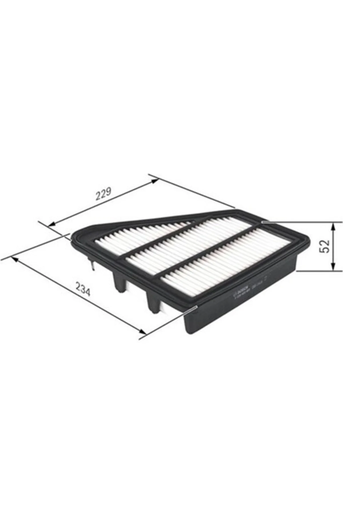 Hava Filtresi F026400453 Honda Cıvıc Ix 1.6 I-dtec 13=>, 2.2 I-dt