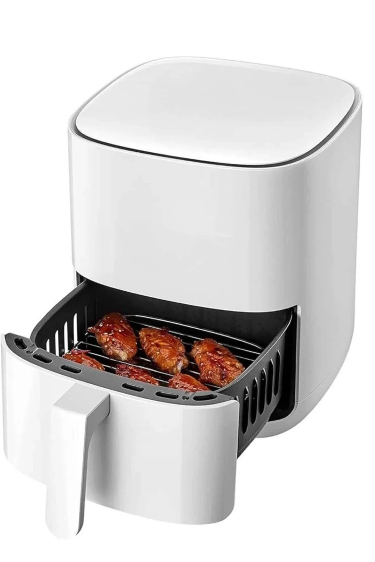 Hava Fritözü 4l Airfryer Pratik Uzun Ömürlü Yağsız Pişirme Taşına