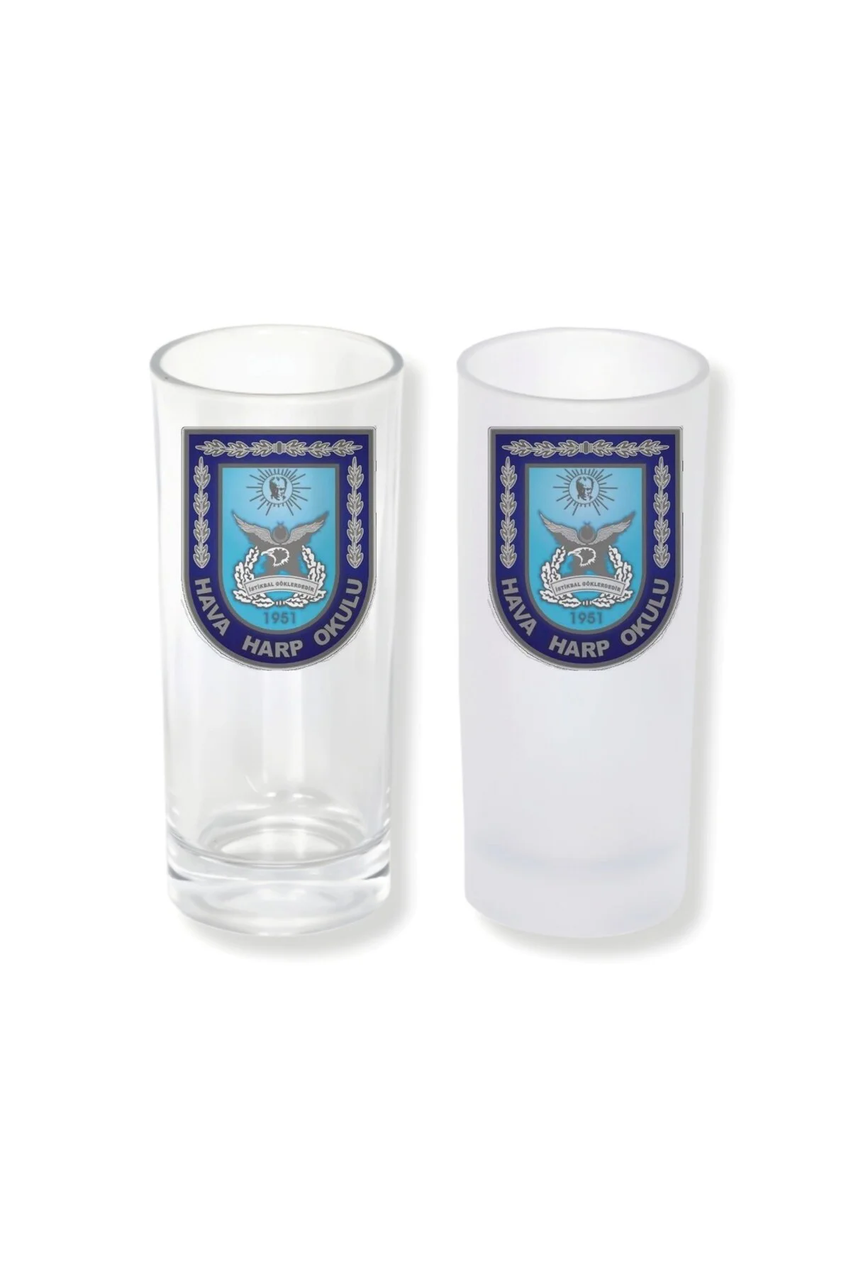 Hava Harp Okulu Buzlu / Buzsuz Seçenekli Rakı Bardağı – 1 Adet Şı