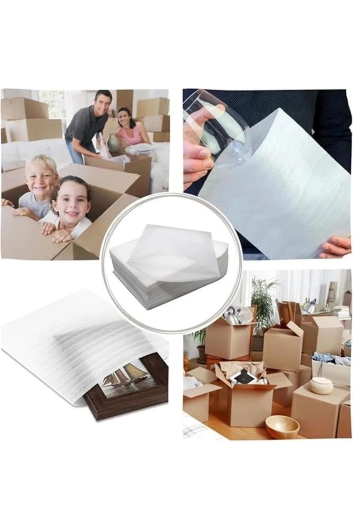 Hava Kabarcıklı Köpük Kırılma Riski Olan Ürünleri Koruma ve Taşınma Malzeme Torbası 15cmX