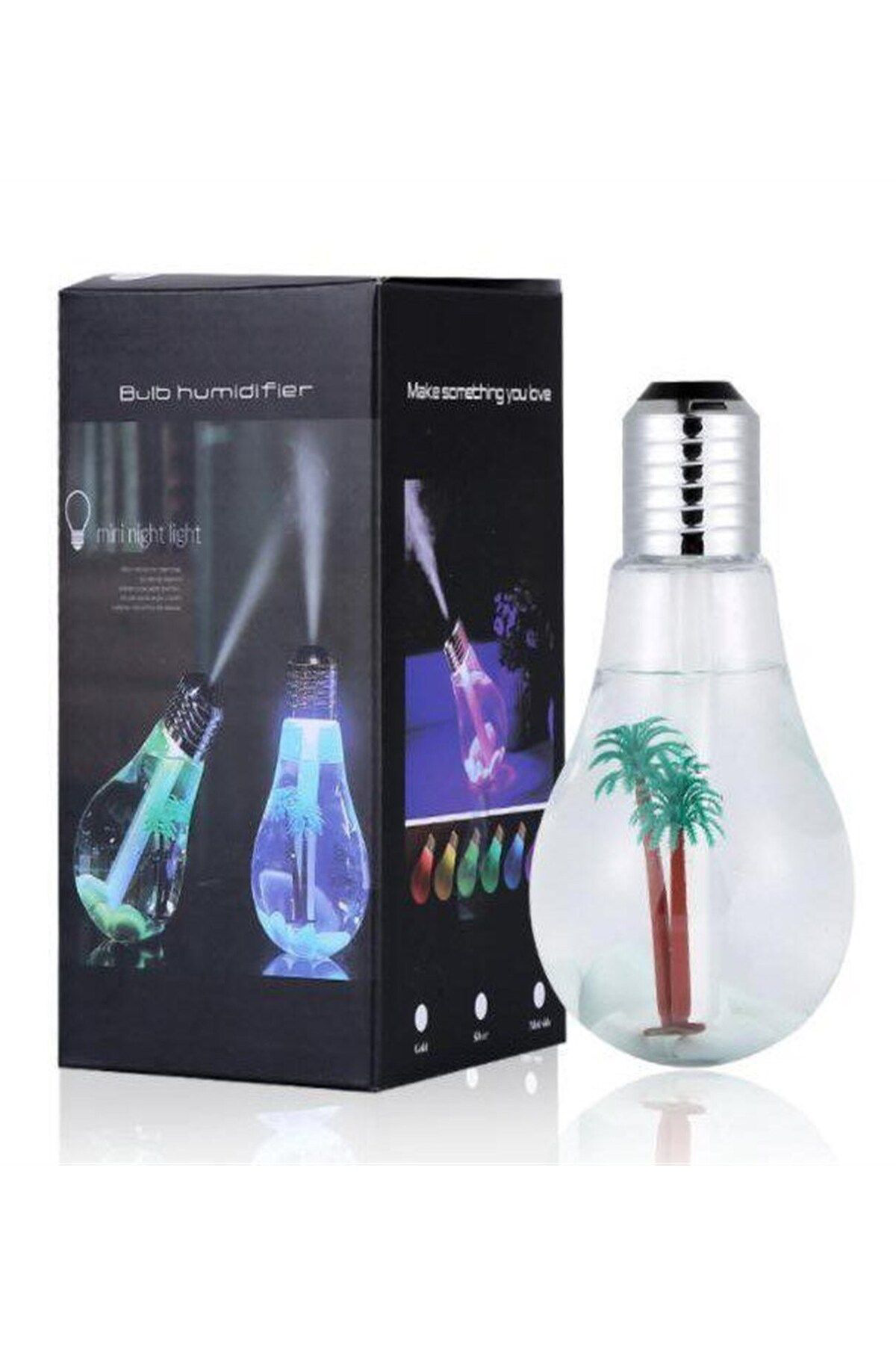 Ok Aksesuar Hava Nemlendirici Ampul Görünümlü Hazneli Buhar Makinesi 400 Ml. Ok Aksesuar Hava Nemlendirici Ampul Görünümlü Hazneli Buhar Makinesi 400 Ml.