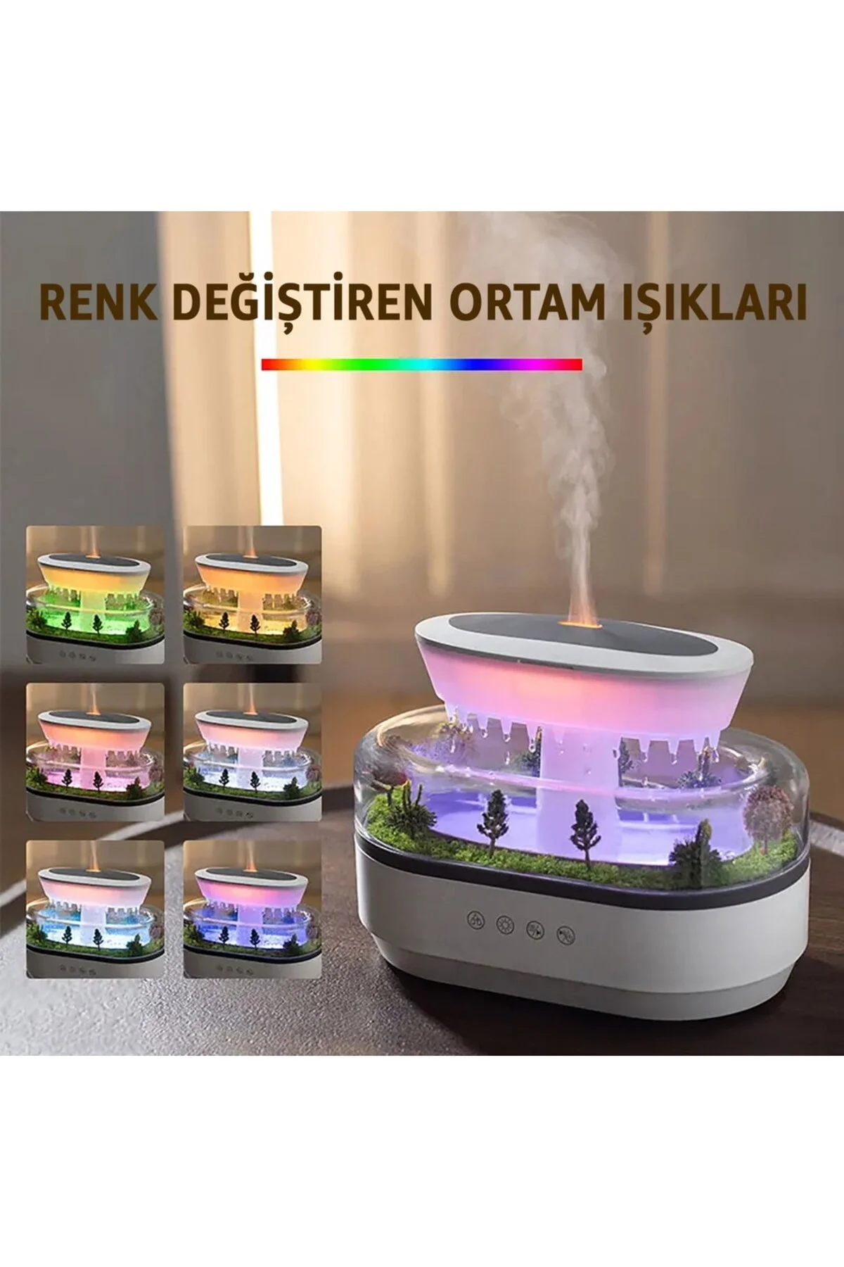 Hava Nemlendirici - Renk: Beyaz, Sıcak Soğuk Kullanımı: Sıcak - Soğuk, Özellik: Hava