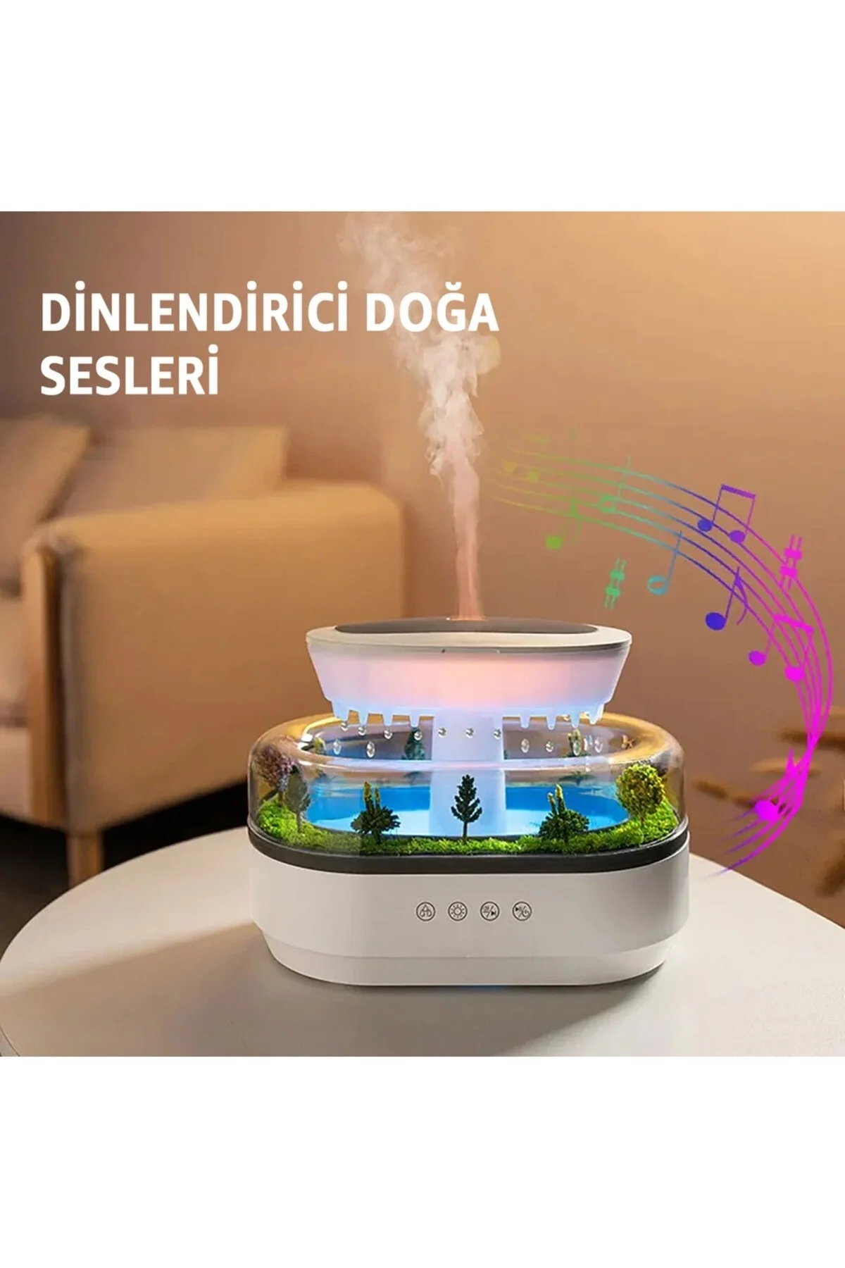 Hava Nemlendirici - Renk: Beyaz, Sıcak Soğuk Kullanımı: Sıcak - Soğuk, Özellik: Hava