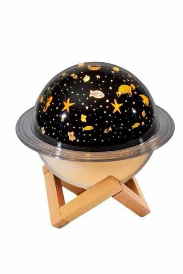 Hava Nemlendirici Renk Değiştiren Oda Kokusu Yıldızlı Projektör