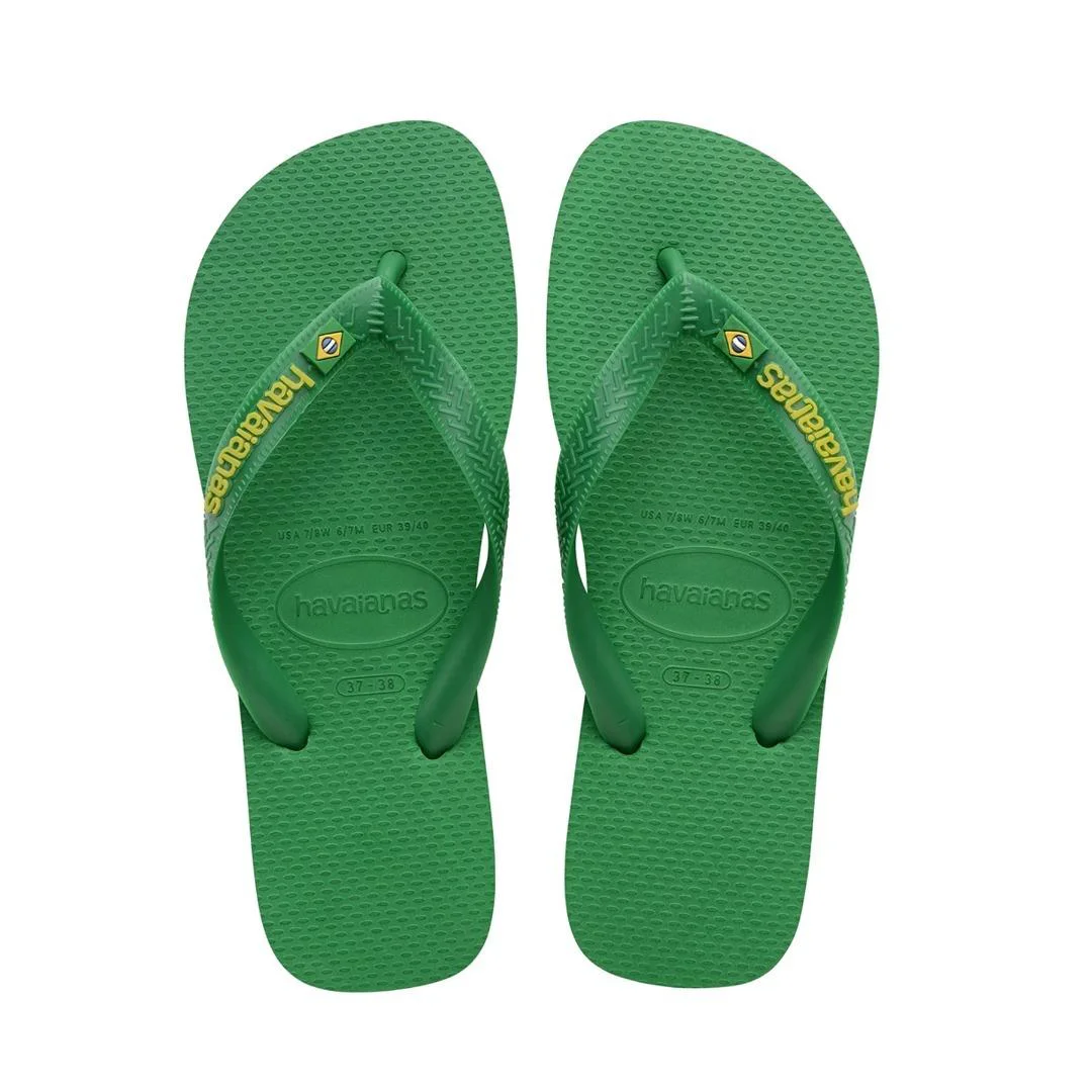 HAVAIANAS Brasil Logo Neon Patrıa Green/Yellow Citrico 4149370-67