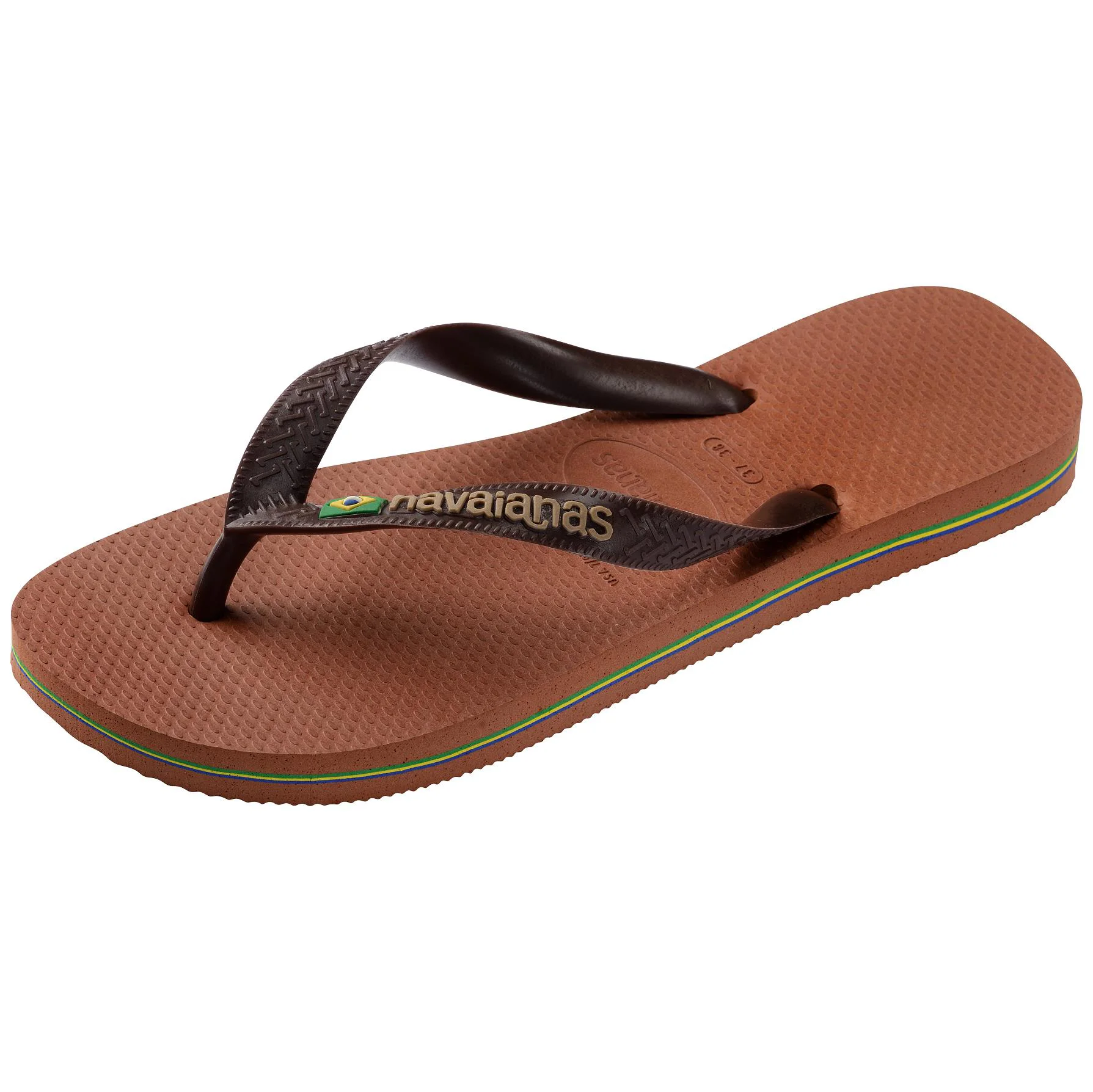 HAVAIANAS Brasil Logo Kahverengi Parmak Arası Terlik 4110850-2815 HAVAIANAS Brasil Logo Kahverengi Parmak Arası Terlik 4110850-2815