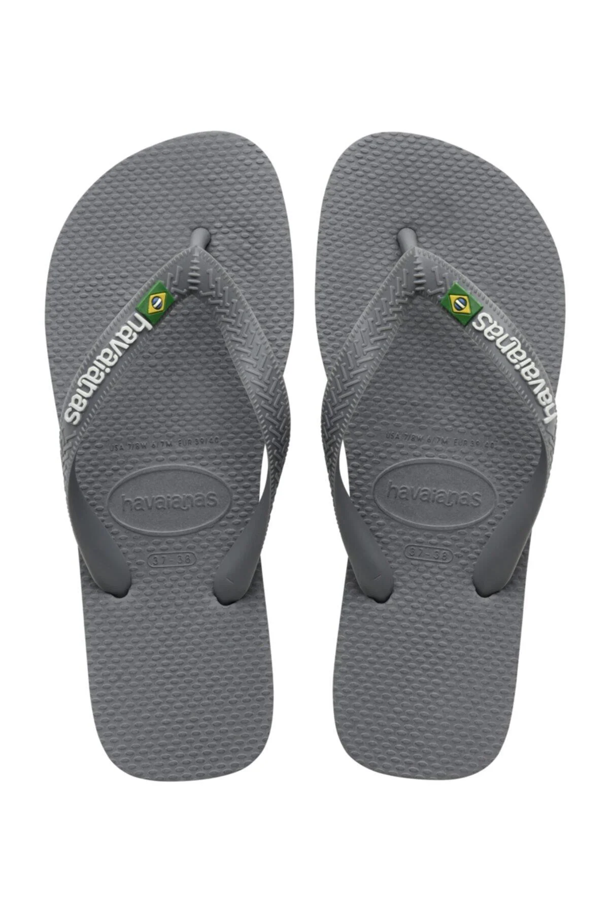 HAVAIANAS Brasil Logo Steel Grey 4110850-5002