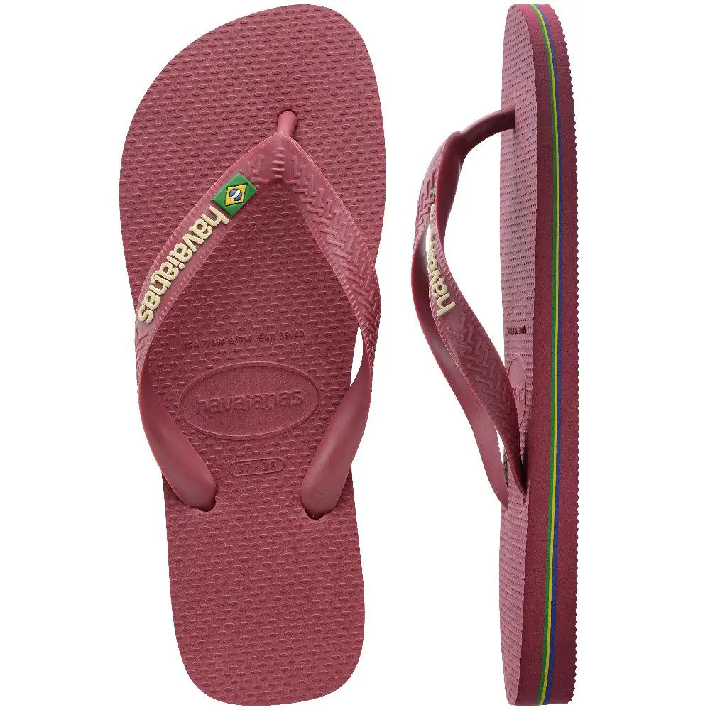 HAVAIANAS Brasil Logo Amaranth Parmak Arası Terlik 4110850-9339