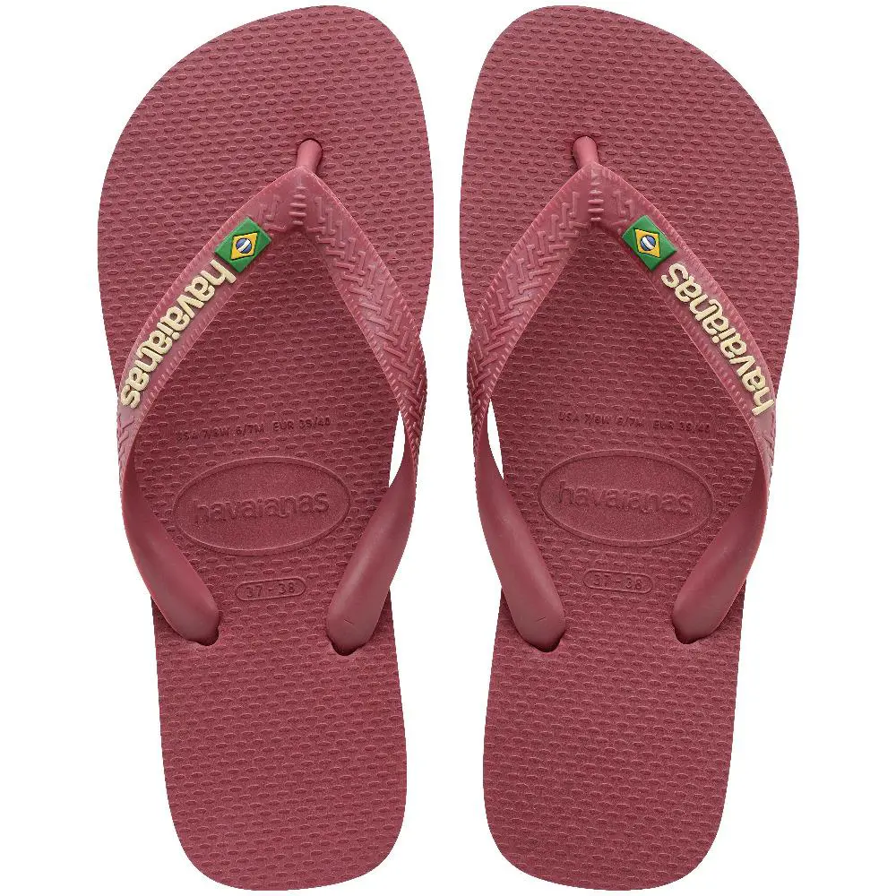HAVAIANAS Brasil Logo Amaranth Parmak Arası Terlik 4110850-9339